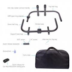 Handheld Ring Grip with ARRI Gear Adapter for RONIN S/RONIN SC/RS2 RS3 PRO/RSC2 Moza Air 2