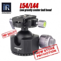 Gun System 54/44mm super large Hollow sphere tripod head Double U Notch ultra-low profile Damping setting