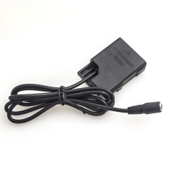 Nikon EN-EL14 full decoding Dummy battery (straight cable)