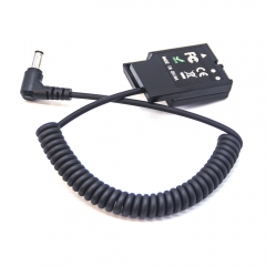 Nikon EN-EL14 full decoding Dummy battery (Coiled cable)