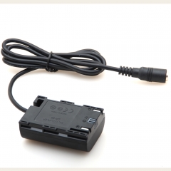 Canon LP-E6 full decoding Dummy battery (straight cable)