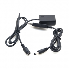 Sony NP-FW50 full decoding Dummy battery + 5V 2A single USB cable