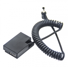 Canon LP-E17 (DR-E18) Dummy battery (Coiled cable)