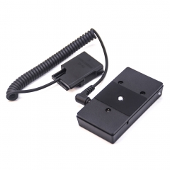 Nikon EN-EL14 full decoding Dummy battery +NP-L Series F970 battery plate adapter (Coiled cable)