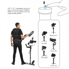 THANOS-PROX Universal Gimbal Supporting Steadicam System Fake Trinity for DJI RS2 RS3 PRO ZHIYUN Crane 3S 2S