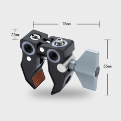 C Type Versitile Clamp for Camera Video