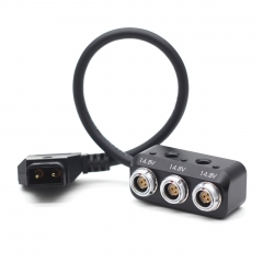 D-Tap to RS3 Pins*3 Splitter with 1/4 Screws 30cm Cable