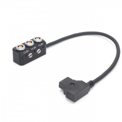 D-Tap to 0B2 *3 Splitter with 1/4 Screws 30cm Cable