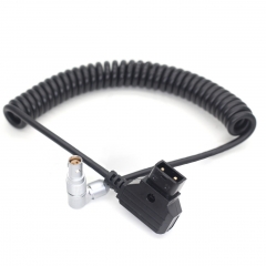 Coiled D-Tap to RED KOMODO Camera Power Cable 0.35-0.5m