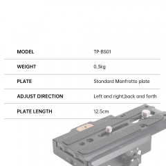 Stabilizer Balance Fine Adjusting Head with Manfrotto plate for DF THANOS-PRO Series Tilta Float