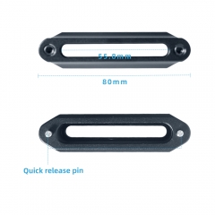 80mm NATO RAIL With Quick Release Pins for TP-BS01 Fine Adjusting Head On Tilta Float System