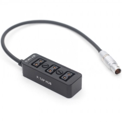 0.3m DJI RONIN 2 power splitter cable with 6 pin 14.8V output to D-tap