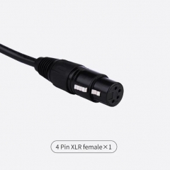 145cm 4 Pin XLR Male to 4 Pin XLR Female Power Cable