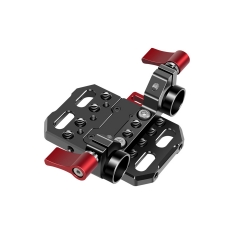 Mini V Mount Battery Plate with 15mm LWS Rod Clamp