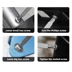 Folding Screwdriver Allen Key Kit