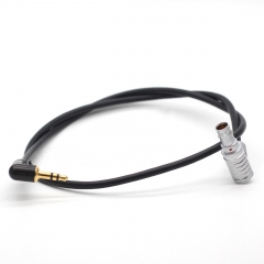 60cm Right-angle 6 Pin to 3.5 Audio Cable for ARRI Alexa Mini LF