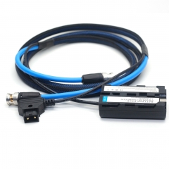 1.5m D-Tap to NPF Dummy Battery Cable with SDI Cable for SmallHD 702