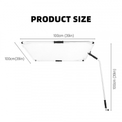 Background Frame with Removable Diffuser Reflector Flag board