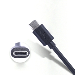 Coiled 0.5-1.5m Type C USB-C to 2.1-2.5mm DC5525 with Locking DC Barrel Power Cable