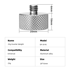 DF-8145 25g Counter Weight with 1/4