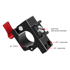 DF-8021 25mm Rod Clamp with Cold Shoe Mount