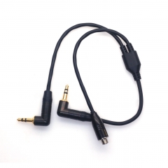 AR59 30cm Timecode and Microphone to Camera Audio Y-type Cable