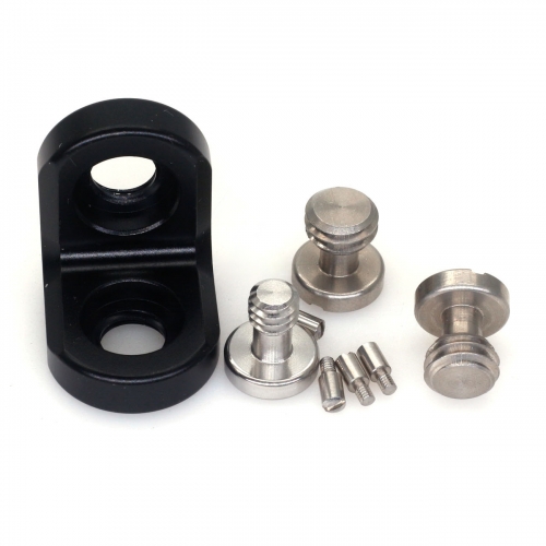 AR51 90° Support Bracket with Thread Hole& Locating Hole*8 with Screws for Mounting Wireless Transmitter/Monitor