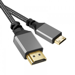 1.5m 4K Mini HDMI Male to HDMI Standard Male Cable