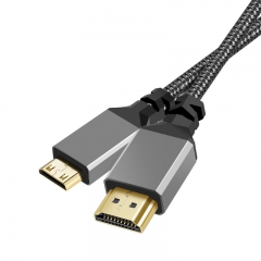 1.5m 4K Mini HDMI Male to HDMI Standard Male Cable