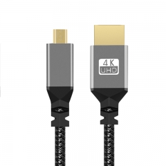 1.5m 4K Micro HDMI Male to Standard HDMI Male Cable