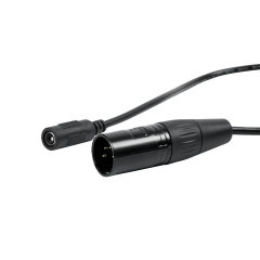 50cm 4 Pins Male XLR to DC Female Barrel 2.1 5521 Monitor Interchangeable Charging Power Cable