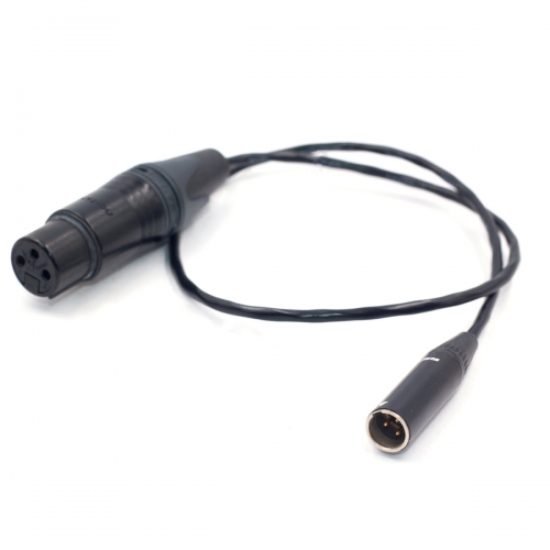 0.5m 3 Pins MINI XLR Male to 3 Hole XLR Male Audio Cable for BMPCC 4K 6K 6KPRO