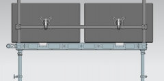 Multiple Monitors Mounting System for Cinemech Video Production Camera Cart