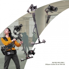 THANOS-PROII ADVANCED Camera Gimbal Support Steadycam System with Arm and Vest Fake Trinity
