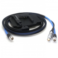 ARRI S35 E Mount to V Mount with D-tap Port Adapter with 2m D-tap to 8 Pin Cable&SDI Cable for Camera ,Power Separation