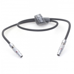 0.5m 4 Pin to 4 Pin Straight to Straight Control Cable for Teradek RT Wireless Follow Controlling RED Camera Power On/Off