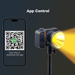 100W 2700-7500K Bi-Color Pocket COB Monolight with App Control