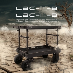 Lightweight Cinemech Video Production Camera Cart Collapsible Mobile Workstation