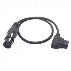 D-tap to Straight 4Pin Female XLR Sony Venice Camera Power Cable 1.5m