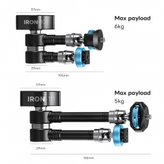 IRONMAN CINE 7”11” Magic Articulating Arm with Thumbscrew head