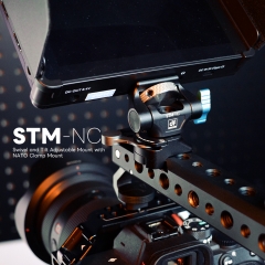 Swivel and Tilt Monitor Mount with NATO Clamp Mount