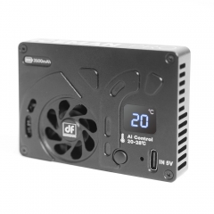 Anti-Fall 3500mah Builtin Battery Intelligent Temperature Control Camera Cooling Fan System with Thermoelectric Cooler