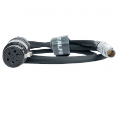 70cm 0B2 Pin Male to XLR 4 Pin Female Power Cable