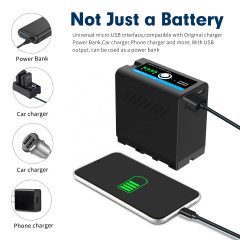 Full Decoding Type-C and USB A Interface Li-ion Battery Sony L Series