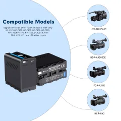 Full Decoding Type-C and USB A Interface Li-ion Battery Sony NPF L Series Battery