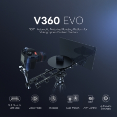 360° Automatic Motorized Electric Rotating Platform Rig for Videographers Content Creators