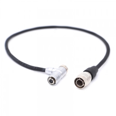 40/60/80cm straight to straight head Sony camera Hirose 4 pin to Portkeys 4 pin female power cable for BM5/HH7/HS7T monitor