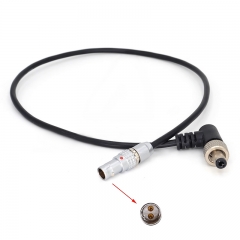 40/60/80cm ARRI camera 0B 2 pin 12V to DC 5.5x2.5mm with Locking ATOMOS monitor straight power cable