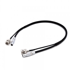 40/60/80cm straight- straight head camera 0B2 pin to 0B2 pin+SDI Cable for Teradek Vaxis Transmitter Power Cable
