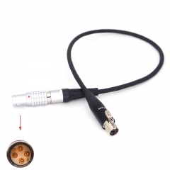 60/80/100cm DJI Ronin 2 Right angle 6 pin to TA4F for TVLOGIC 058/056/055 monitor power cable